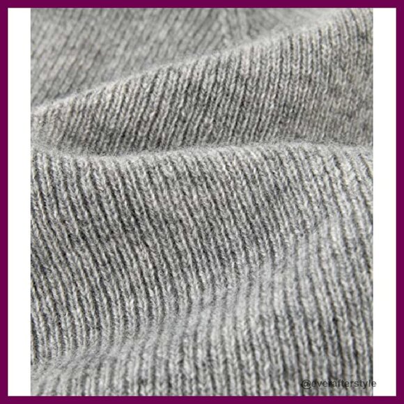 Pure Cashmere Beanie Ribbed Cuff Unisex Classic Elegant Winter Essential main image 5